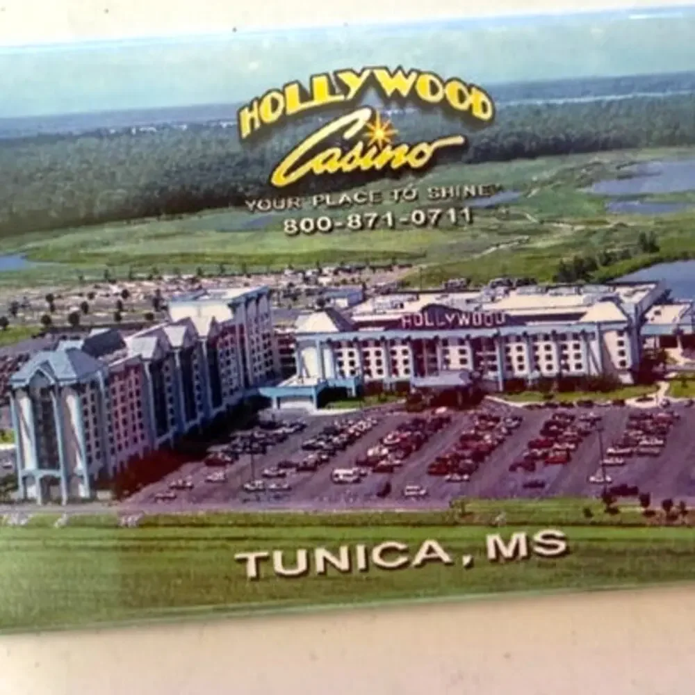 Hollywood Casino Tunica Mississippi Aerial Photo Magnet Daytime View 3‑1/4
